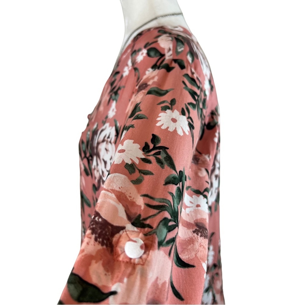 Torrid New Harper Challis Button Front 3 Quarter … - image 3